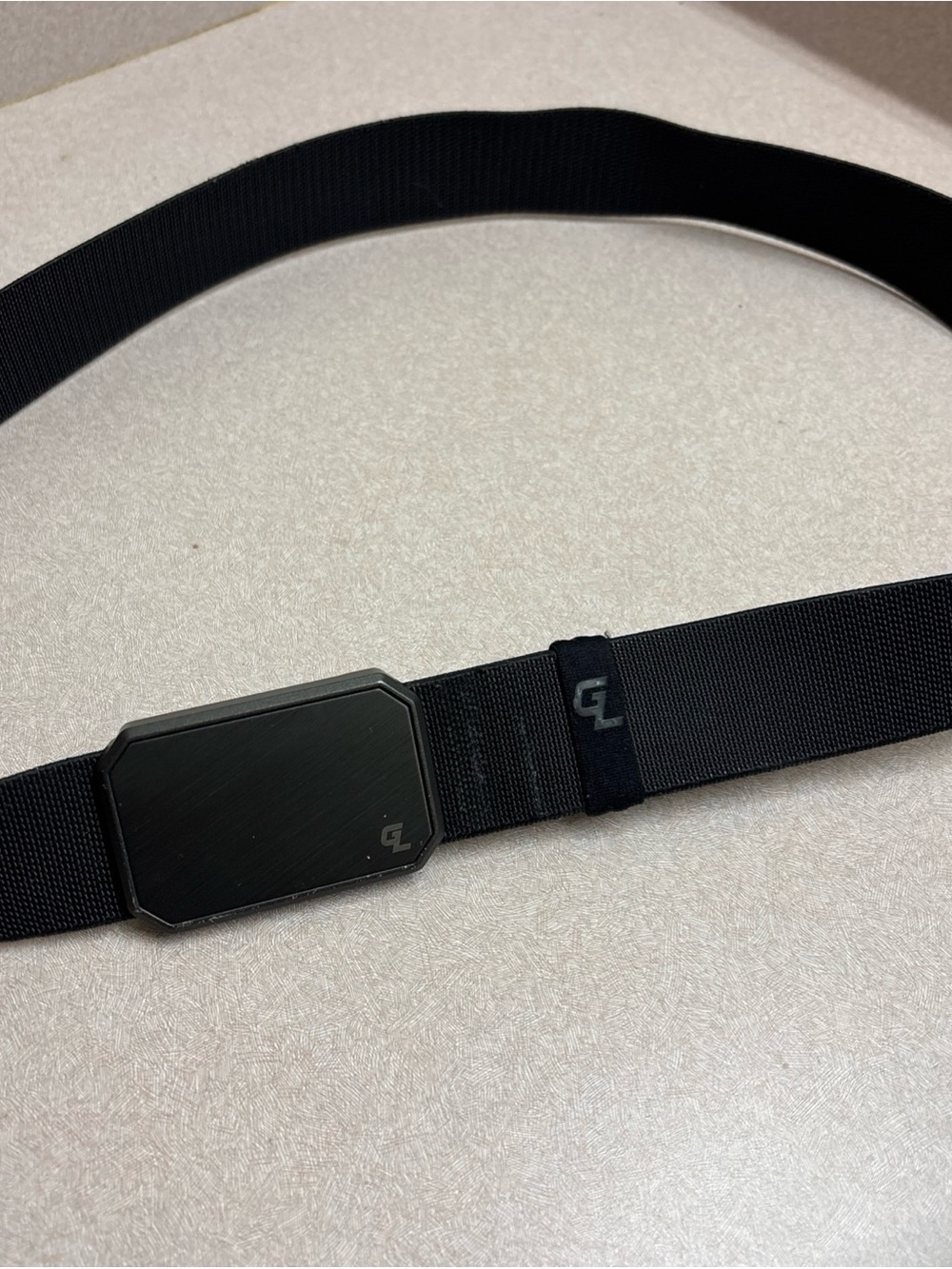 Groove Life Belt Gun Metal Grey Magnetic Buckle Men’s Golf OSFM Black Webbing